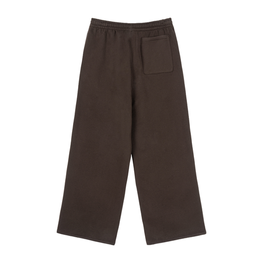 Fleece Drawstring Straight-Leg Sweatpants