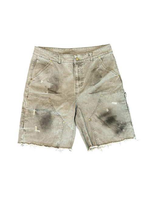 Olive Graffiti Shorts