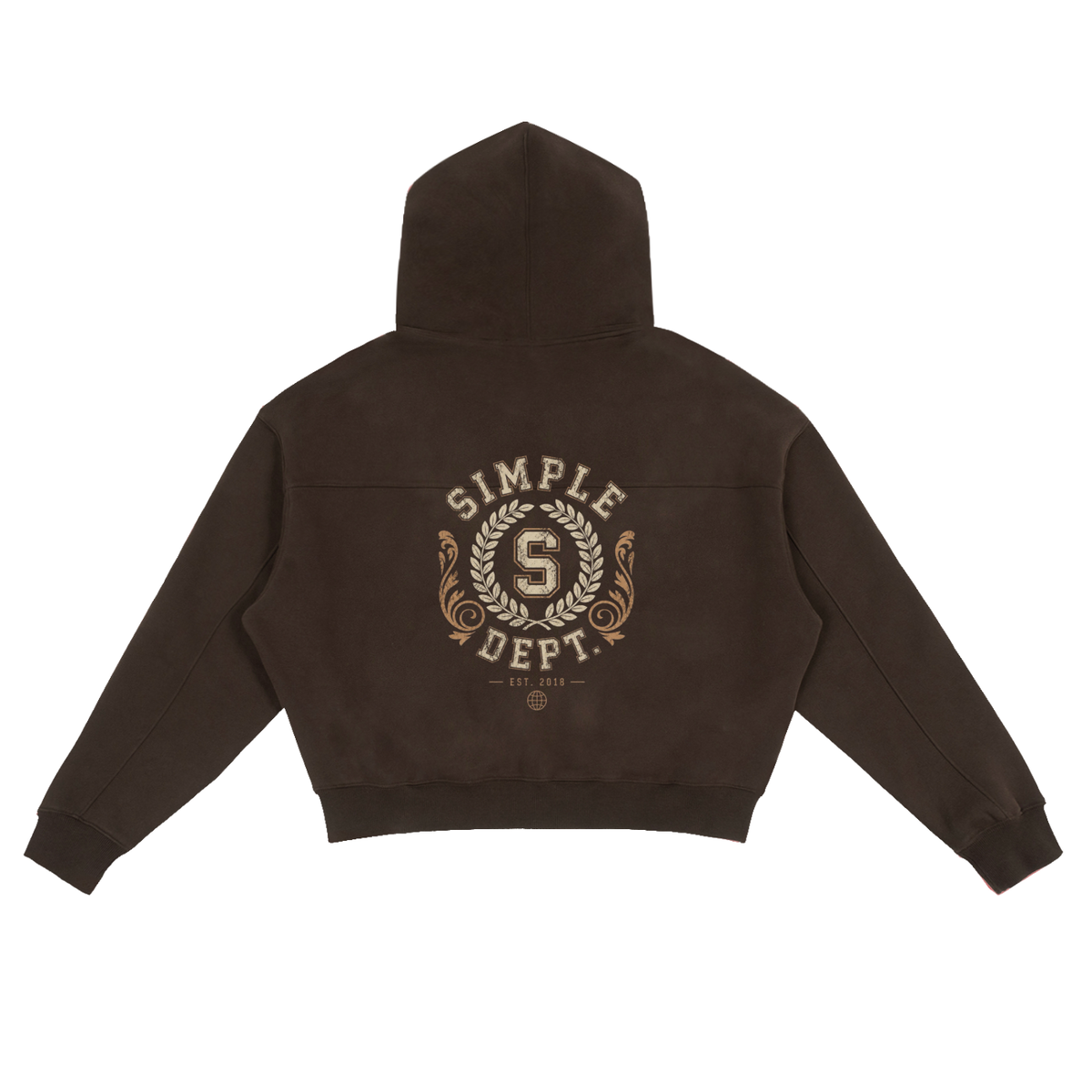 Fleece Zip-Up Boxy Hoodie