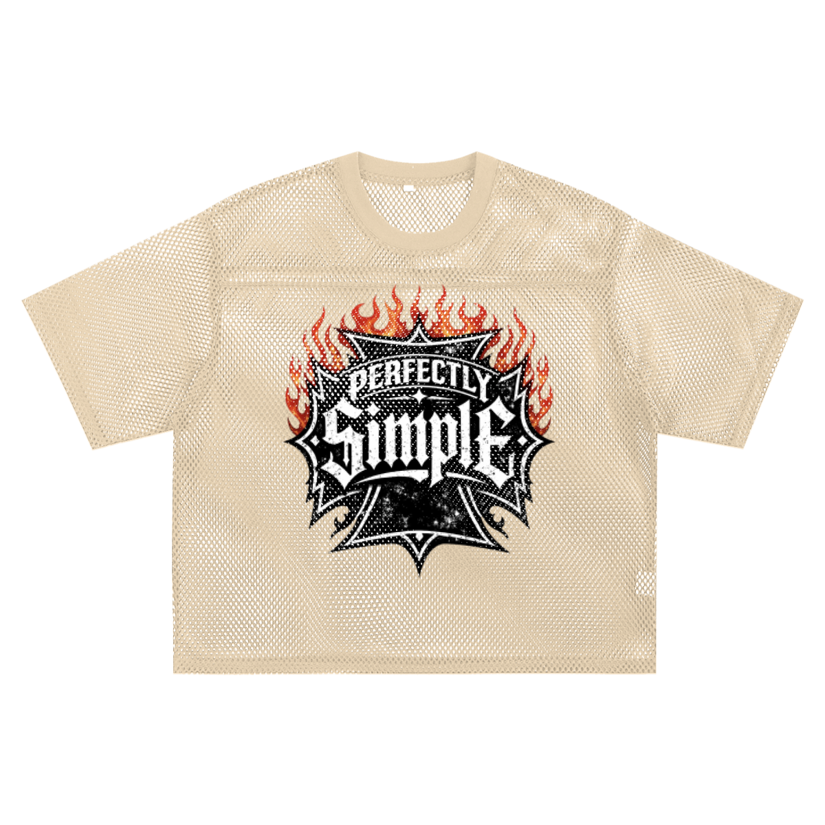 See-through Boxy Net T-Shirt